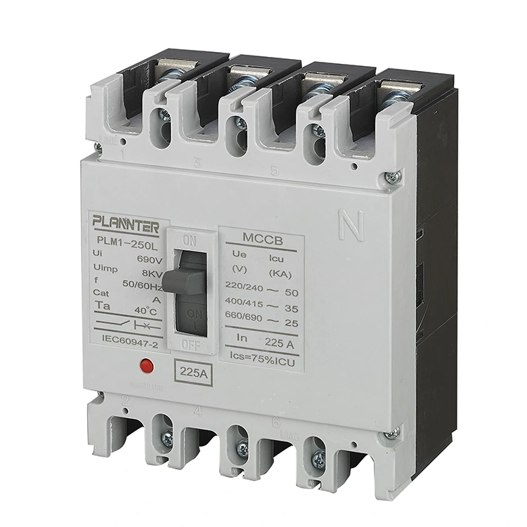 AC 4 Pole Molded Case Circuit Breaker 225A